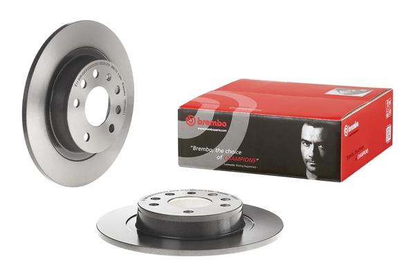 BREMBO 08.D080.11 | Fren Diski Arka UV Coated Opel | 2 Adet