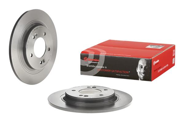 BREMBO 08.D220.11 | Fren Diski Arka UV Coated Hyundai | 2 Adet
