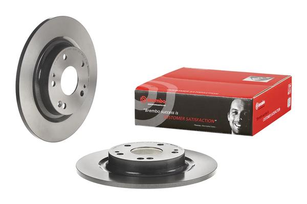 BREMBO 08.D718.11 | Fren Disk Arka Ø282-5-(Honda Civic X 1.5 Rs 2017 / Honda Civic X 1.6 Dtec 2018 /) | 2 Adet