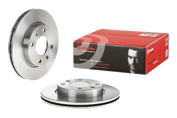 BREMBO 09.3125.10 | Fren Diski Ön Standard Peugeot | 2 Adet