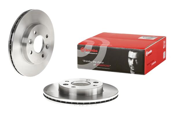 BREMBO 09.3148.14 | Fren Diski Ön Küçük Havalı Kanallı Clio II Kangoo II Logan R19 R21 Manager Symbol Thalia | 2 Adet