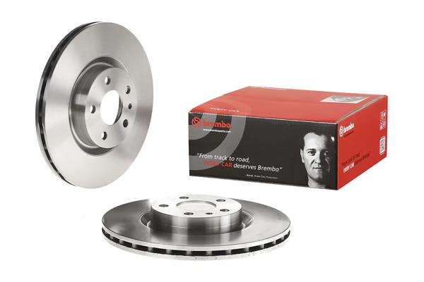 BREMBO 09.4939.24 | Fren Diski Ön Standard Alfa Romeo 147-156, Doblo III, Egea 1.3-2.0 | 2 Adet