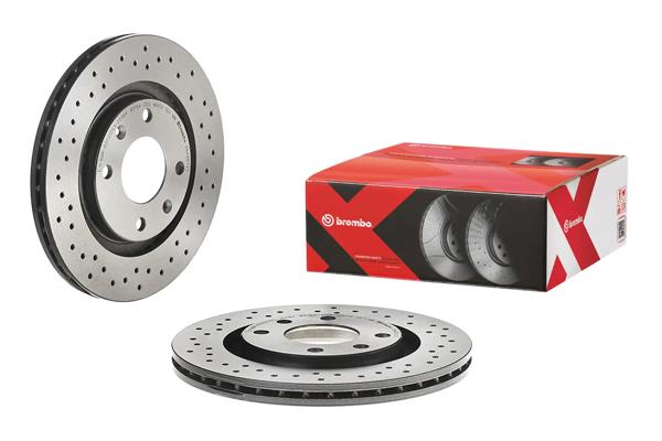 BREMBO 09.4987.2X | Fren Diski Ön Xtra Peugeot | 2 Adet