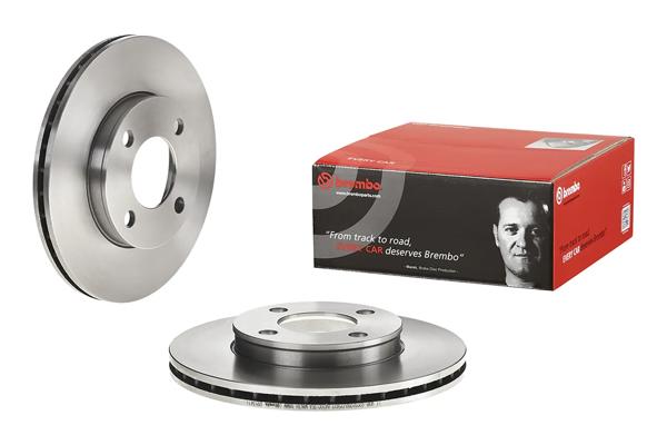BREMBO 09.5343.10 | Fren Diski Ön Standard Audi | 2 Adet
