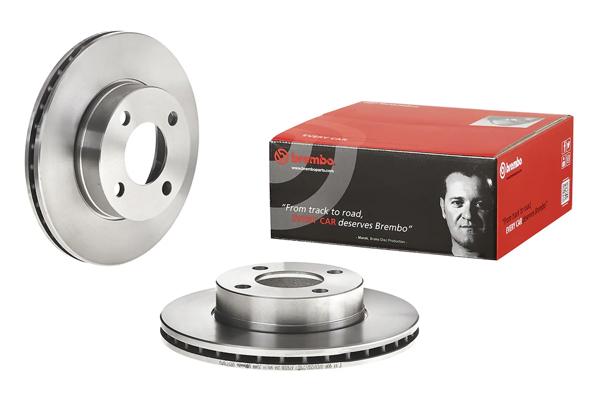 BREMBO 09.5710.10 | Fren Diski Ön Standard Audi | 2 Adet