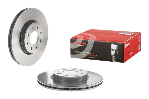 BREMBO 09.5870.11 | Fren Diski Ön UV Coated Fiat | 2 Adet
