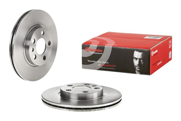 BREMBO 09.5870.34 | Fren Diski Ön Havalı 257 mm (Peugeot: Expert / Citroen: Jumpy / Fiat: Scudo 1.9D) | 2 Adet