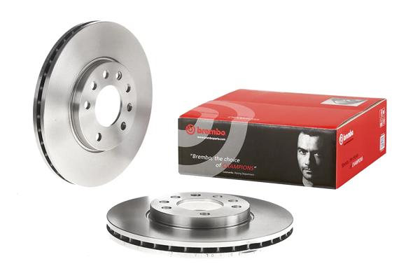 BREMBO 09.7629.10 | Fren Disk Ön Havalı 5 Bijon 280mm Opel Astra G Astra H Meriva 1.8 2.0 16V 1.3 CDTI 99-05 | 2 Adet