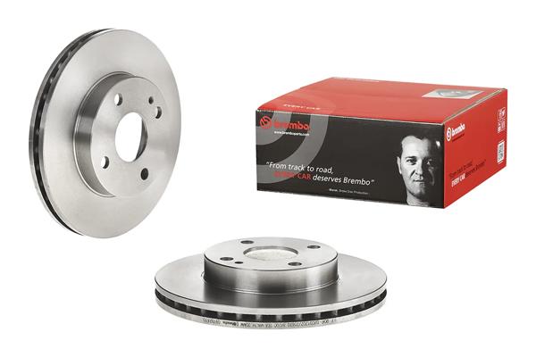 BREMBO 09.7824.10 | Fren Diski Ön Standard Mazda | 2 Adet