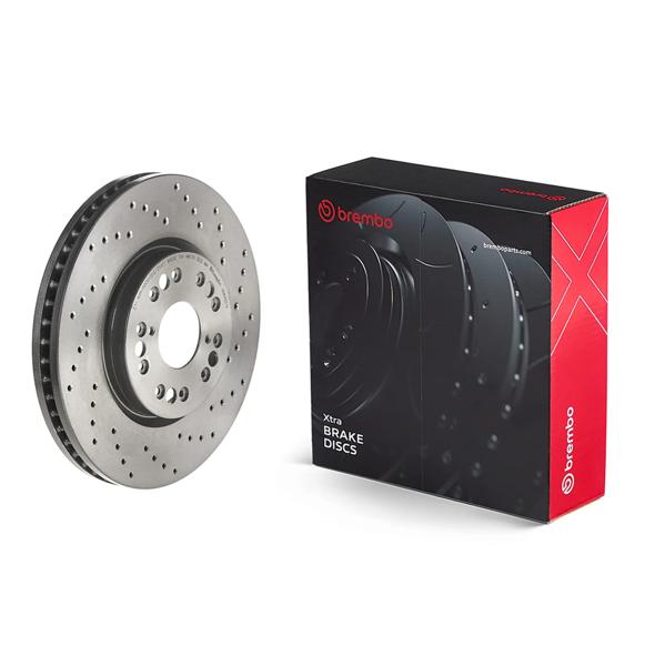 BREMBO 09.8402.1X | Fren Diski Ön Xtra Lexus | 2 Adet