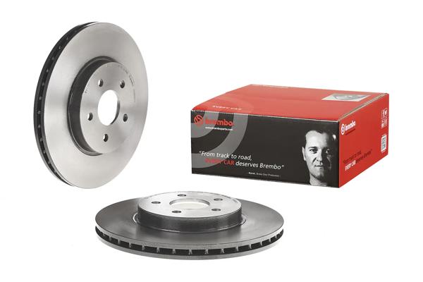 BREMBO 09.8665.11 | Fren Diski Ön UV Coated Ford | 2 Adet