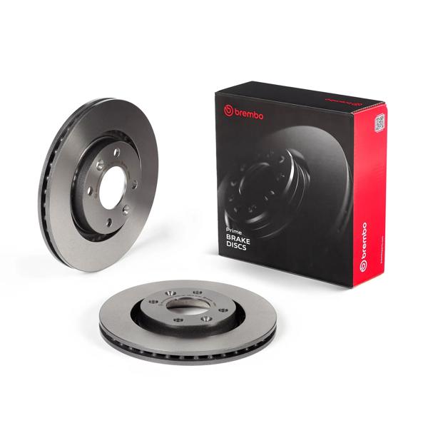BREMBO 09.8695.11 | Fren Diski Ön 266mm Peugeot 206/206+/207/208/301/307/Partner Berlingo C1 C-Elyse