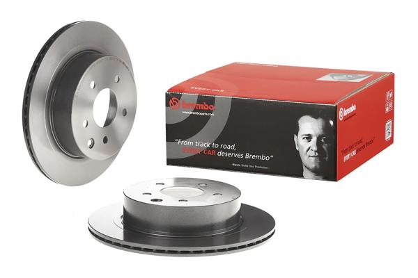 BREMBO 09.8969.21 | Fren Diski Arka UV Coated Renault | 2 Adet