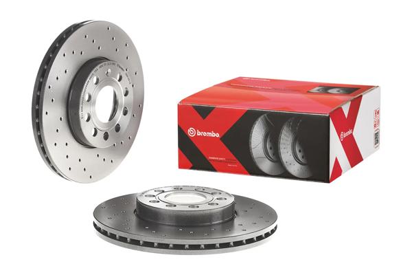 BREMBO 09.9145.1X | Fren Diski (Tek Disk) Ön Vag A3 Q2 Cad3-4 Go5-6-7-8 Jet3-4 Troc 04-23