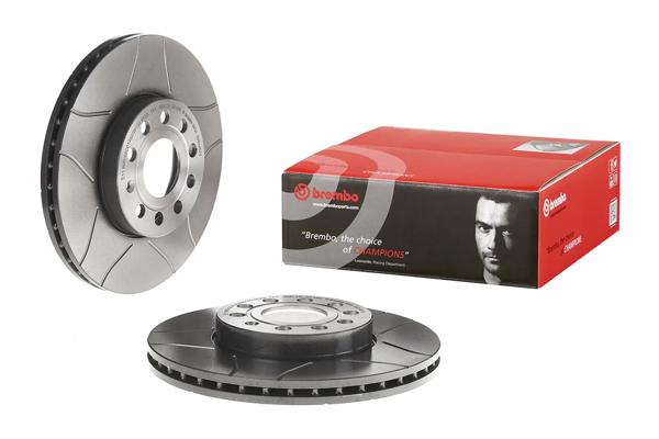 BREMBO 09.9145.75 | Fren Diski Ön (VW Caddy 04-Golf 04-Audi A3 04 Seat Leon 06-Skoda Octavia 04 -) | 2 Adet