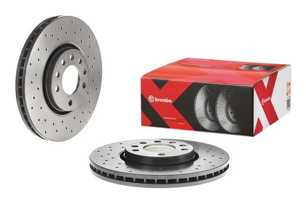 BREMBO 09.9162.1X | Fren Diski Ön Xtra Chevrolet | 2 Adet