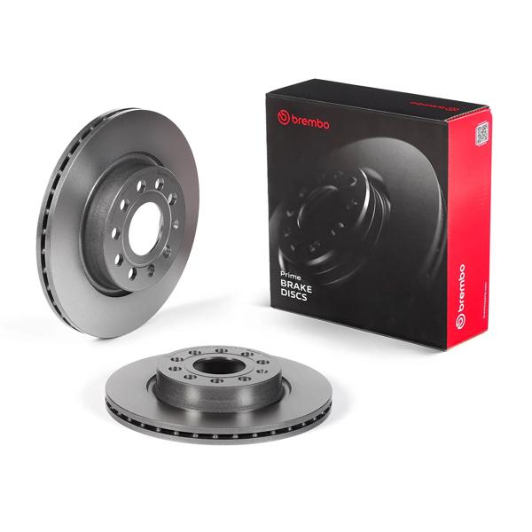 BREMBO 09.9167.11 | Fren Diski Ön Caddy 04-15 Golf 04-14 Audi A3 09-13 Seat Leon 06-13 Octavia 04-13 | 2 Adet
