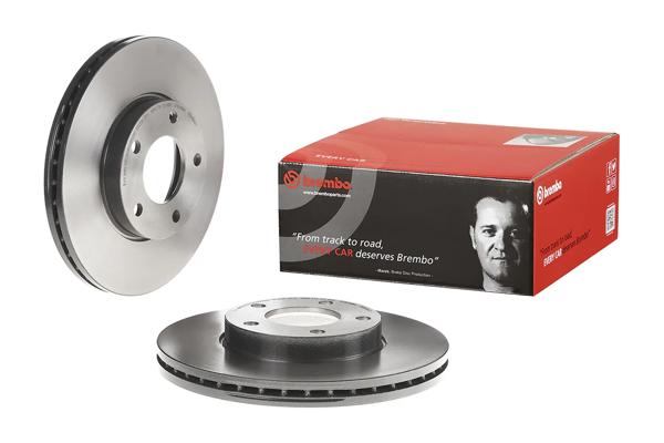 BREMBO 09.9464.21 | Fren Diski Ön UV Coated Mazda | 2 Adet