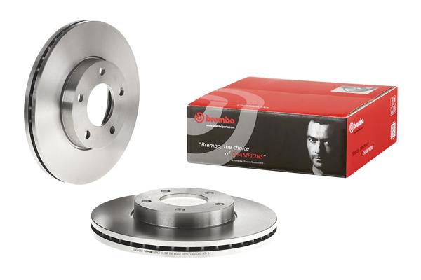 BREMBO 09.9464.24 | Disk Fren Ön Hava Kanallı 278-5 (Mazda 3 03-10) | 2 Adet
