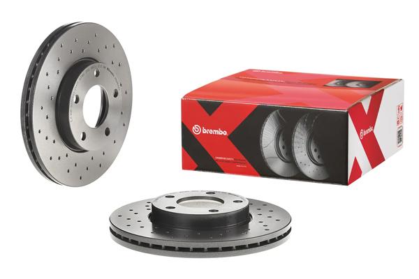 BREMBO 09.9464.2X | Fren Diski Ön Xtra Mazda | 2 Adet