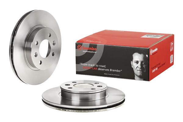 BREMBO 09.9541.10 | Fren Diski Ön Havalı (256-4)-(Hyundai Getz 00 / Dizel) | 2 Adet