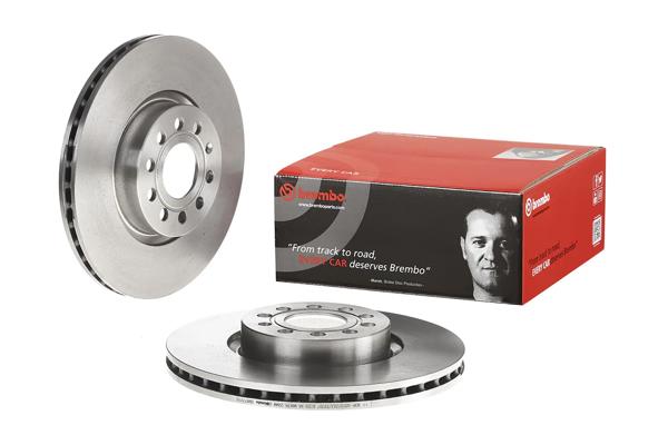 BREMBO 09.9772.10 | Fren Diski (Tek Disk) Ön Vag A1 A3 Q2 Q3 Art Cad3-4-5 Go5-6-7-8 Jet3-4 Pas Troc 03-22