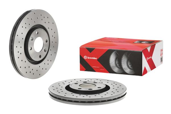 BREMBO 09.9935.1X | Fren Diski Ön Xtra Peugeot | 2 Adet
