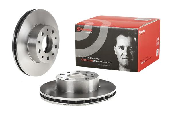 BREMBO 09.A235.20 | Fren Disk Ön Hava Kanallı 280-5 (Fiat Ducato V 250 06-/ Peugeot Boxer III Jumper III 06 -) | 1 Adet