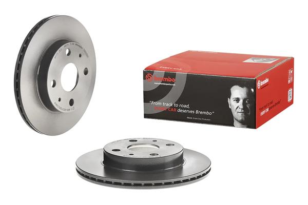 BREMBO 09.A236.11 | Fren Diski Ön UV Coated Toyota | 2 Adet