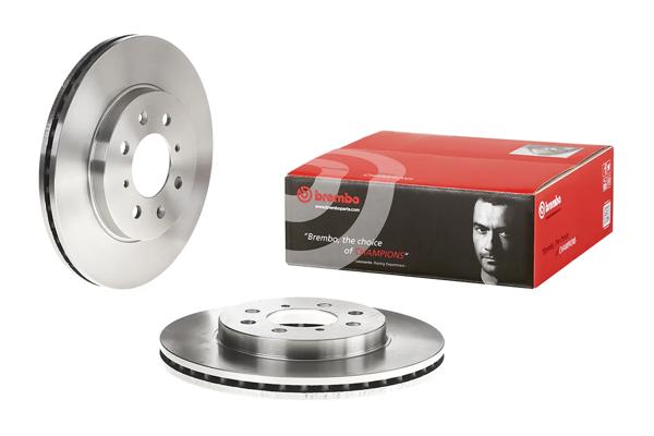 BREMBO 09.A357.10 | Fren Diski Ön Havalı Honda Jazz 09-12 Honda City 08-/ 258×4 | 2 Adet
