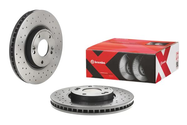 BREMBO 09.A532.2X | Fren Diski Ön Xtra Hyundai | 2 Adet