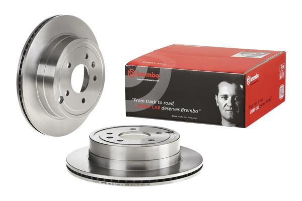 BREMBO 09.A629.10 | Fren Diski Arka Havalı (303-5)-(Chevrolet Captiva 07 / 12 / Opel Antara 07 / 12) | 2 Adet