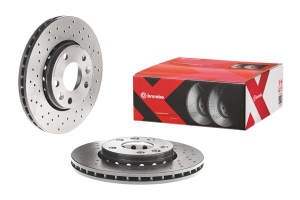 BREMBO 09.A727.1X | Fren Diski Renault Fluence / Megane III 1.5 D Ön | 2 Adet Megane IV Dacia Duster 1.5 DCI 10-