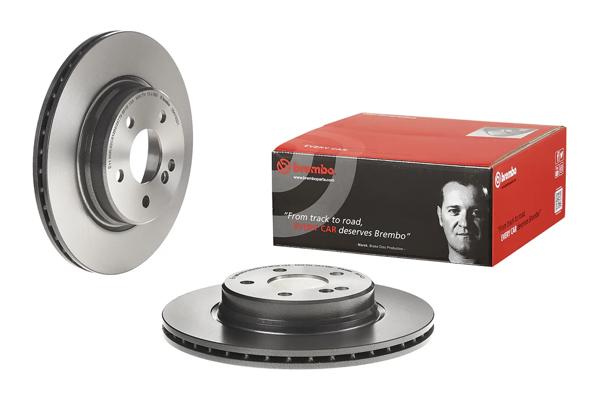 BREMBO 09.A742.21 | Fren Diski Arka UV Coated Mercedes-Benz | 2 Adet