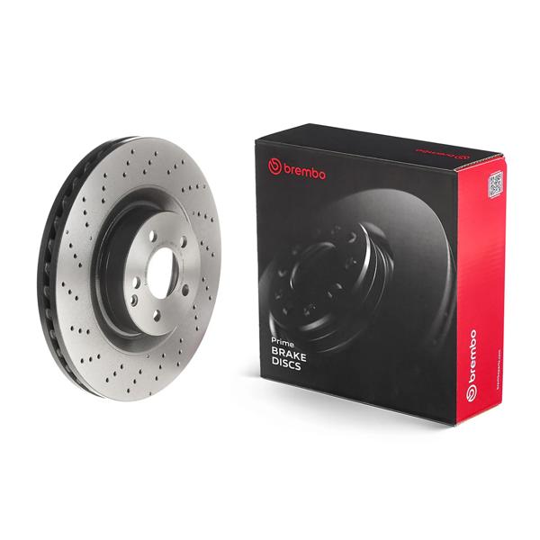 BREMBO 09.A817.11 | Fren Diski (Mercedes W221 On Sport / Amg) Kaplamalı Delikli / Havalandırmalı | 2 Adet