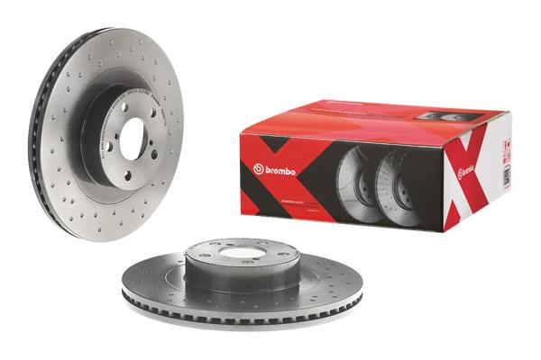 BREMBO 09.A921.1X | Fren Diski Ön Xtra Toyota | 2 Adet