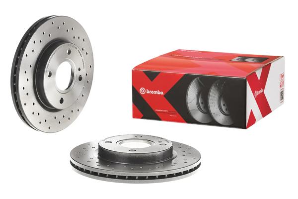 BREMBO 09.A968.2X | Fren Diski Ön Xtra Ford | 2 Adet