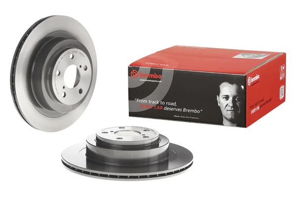 BREMBO 09.B041.11 | Fren Diski Arka UV Coated Subaru | 2 Adet