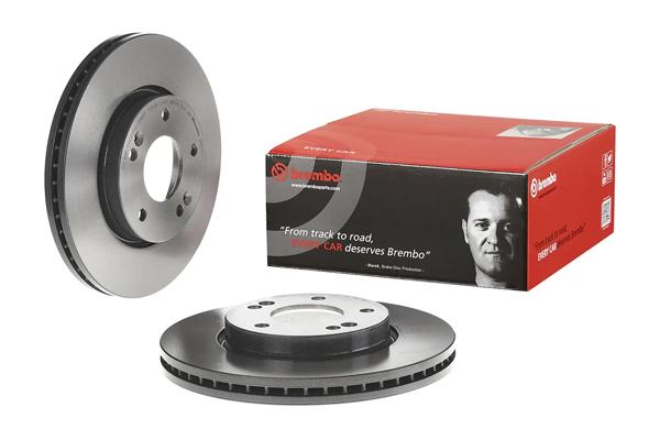 BREMBO 09.B551.11 | Fren Diski Ön UV Coated Hyundai | 2 Adet