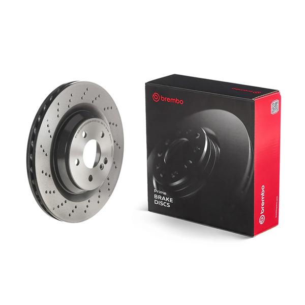 BREMBO 09.B842.41 | Fren Diski Arka UV Coated Mercedes-Benz | 2 Adet