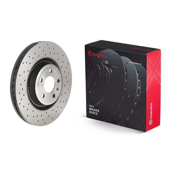 BREMBO 09.B970.1X | Fren Diski Ön Xtra Audi | 2 Adet