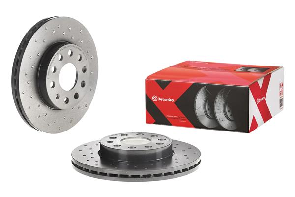 BREMBO 09.C547.1X | Fren Diski Ön Xtra Audi | 2 Adet
