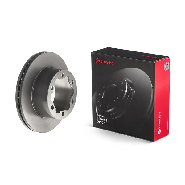 BREMBO 09.C639.21 | Fren Diski Arka Hava Kanallı 303-6-(303×28×120×98 VW Crafter 2.0 TDI Çift Teker 2018 / /) | 2 Adet