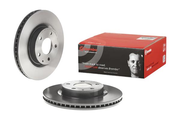 BREMBO 09.C652.11 | Fren Diski Ön UV Coated Mazda | 2 Adet