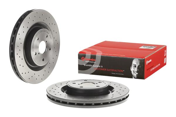 BREMBO 09.C828.11 | Fren Diski Ön UV Coated Subaru | 2 Adet