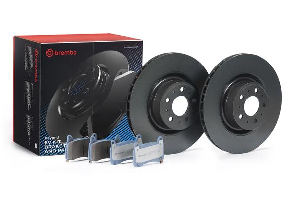 BREMBO KT08003 | Fren Takımı (2 Adet 09.E478.4E Fren Diski + P 09 029E Fren Balatası Seti) Tesla Model Y 19 - | 2 Adet