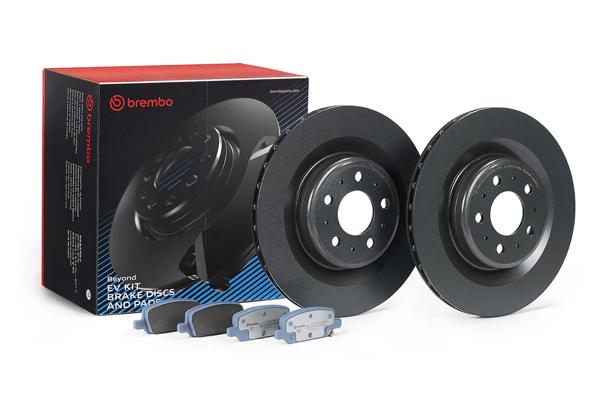 BREMBO KT08004 | Fren Takımı (2 Adet 09.N446.1E Fren Diski + P 09 027E Fren Balatası Seti) Tesla Model Y 19 - | 2 Adet