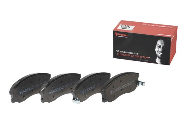 BREMBO P10003 | Balata Fren Ön-(Chevrolet Captiva 07 / 12 / Opel Antara 07 / 12) Low-Met