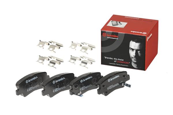 BREMBO P30047 | Fren Balatası Arka Accent Blue 11- Bayon 21- Elantra 11- i20 15- i30 11- I40 11- Tucson 08-10 2015- Sonata 07-