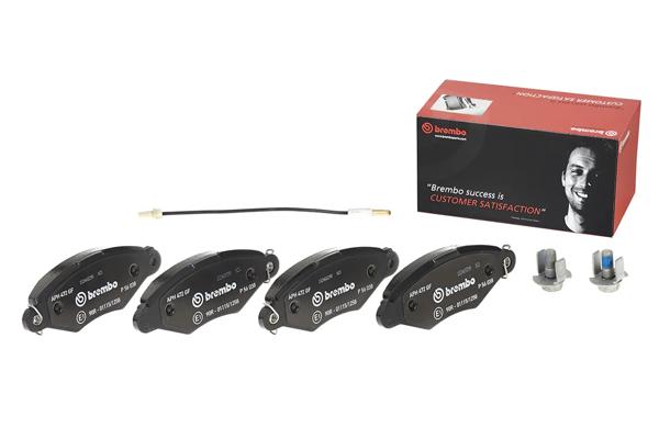 BREMBO P56038 | Fren Balatası Ön Renault Kangoo II Citroen Xsara 1.4 1.6 1.9D-04 Peugeot 206 01 -
